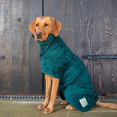 £25 • Buy Official Ruff And Tumble Seconds Dog Drying Coat - Bottle Green