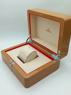 £89.99 • Buy OMEGA Used Wooden Watch Presentation Case Box With The Watch Cushion And Booklet