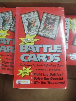 Battle Cards Combat Fantasy Game Box 36 Packs 1993 Merlin Collections SEALED NEW • $18.88