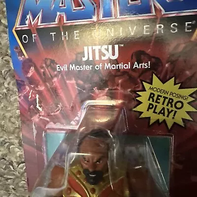 Masters Of The Universe Origins Jitsu Action Figure MOTU  NIB But Box Bent • $5