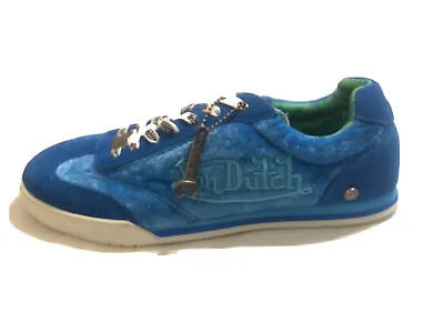 Von Dutch  AMPUTEE Left Shoe Men Size 9 Retro Jogger￼ Sample Blue Velvet & Suede • $19.99