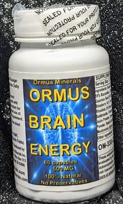 MONATOMIC WHITE POWDER GOLD ORMUS Brain 60 Capsules Brain Energy Immune Booster • $40