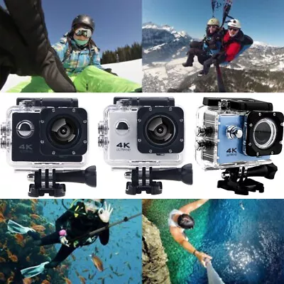 4K Action Camera Waterproof Sport Recorder High Quality Underwater Camcorder UK • $18.99