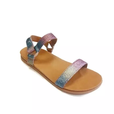 UGG Womens Size 7 Rynell Sandal Flip Flop Rainbow Glitter 1124947K Big Girls 6 • $31.67