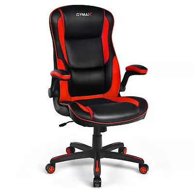 $99.95 • Buy Ergonomic Adjustable Computer Chair Racing Style Office Chair W/Flip-up Arm Red