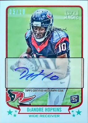 2013 Topps Magic Mini Auto DeAndre Hopkins 5/10 Cardinals • $199.99