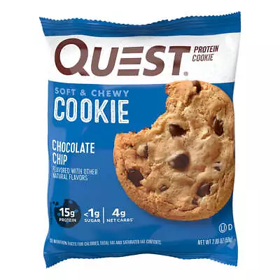 Quest Nutrition  Protein Cookie Chocolate Chip  2.08 Oz • £3.31