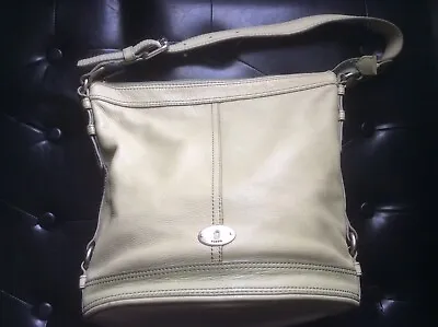$67 • Buy Fossil Maddox Bucket Sage Green Leather Handbag