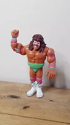 Ultimate Warrior WWF WWE Wrestling 1990 Hasbro 5  Vintage Action Figure • $5.99