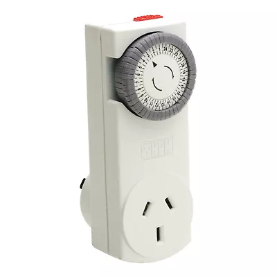 HPM SLIMLINE 24HR ANALOGUE TIMER 10A 2400W 30Min Increments Double Pole • $52.95