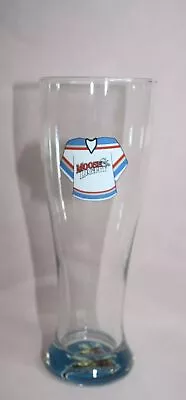 Vintage Moosehead Light Beer Drinking Glass 12 -14 Oz. Manitoba Moose Hockey • $16.95