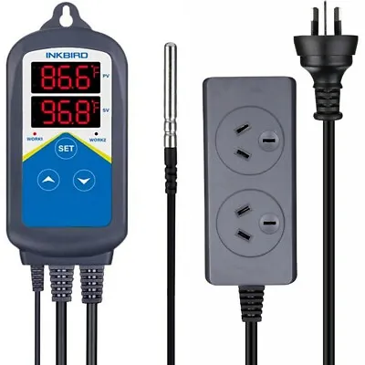 $49.50 • Buy INKBIRD Digital Temperature Controller Heating Thermostat Control Timer AU Plug
