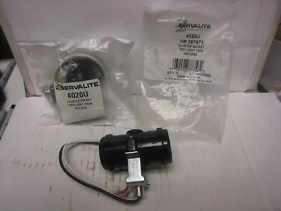 $16.99 • Buy 2 Servalite 4020U TWO LITE CLUSTER SOCKET WITH 10  WIRE LEADS  LAMP PART 397670