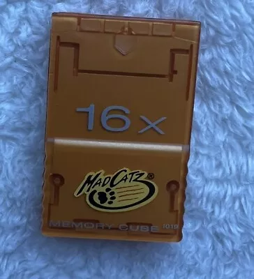 Nintendo Gamecube Game 16x Memory Cube Mad Catz Tested • $19