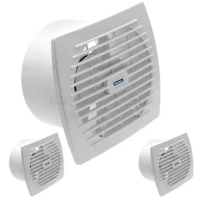 Kanlux 6  150mm Bathroom Toilet Kitchen Wet Room Extractor Fan Timer Control • £18.89