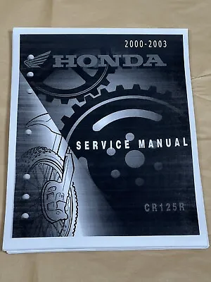 Service Shop Repair Manual 2000 2001 2002 2003 Honda CR125R CR125 R • $23.99