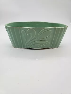 Vintage Brush USA Pottery Tulip Design Scallop Edge Planter 402 • $29.99