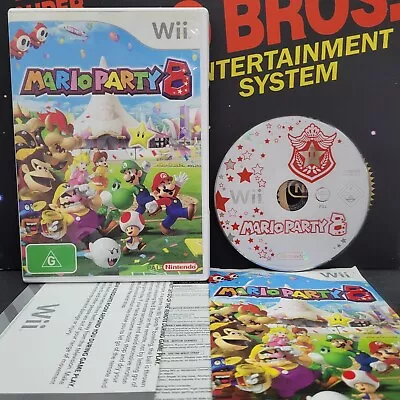 Mario Party 8 Nintendo Nintendo Wii Wii U GC PAL TESTED FREE TRACKED POSTAGE  • $34.99