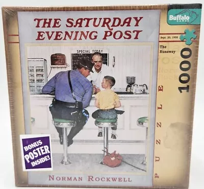New Norman Rockwell The Saturday Evening Post The Runaway 1026 Piece Puzzle : • $24.49