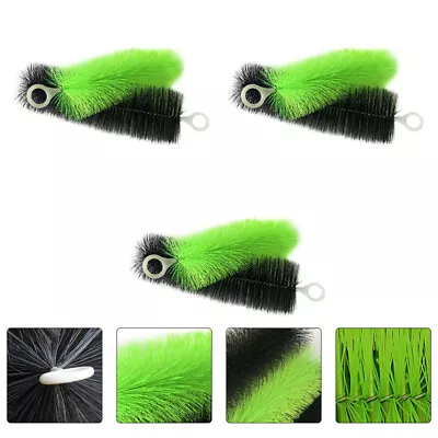 6 Pcs Fish Cleaning Tool Aquarium Filter Black Cleaners Brush Pipeline • £14.89