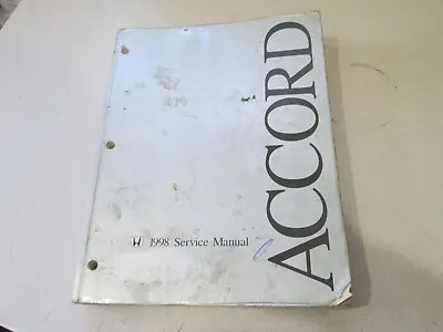 1998 Honda Accord Body Shop Repair Service Manual Used Good Condition. • $17.50