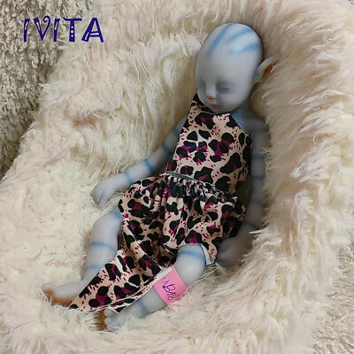 IVITA 12'' Asleep Avatar Reborn Doll Silicone Reborn Boy Sleeping Doll Gift • $93.75