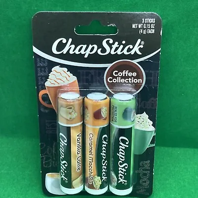 Chapstick Coffee Collection Lip Balm Mint Mocha Caramel Macchiato Vanilla Latte3 • $5.55