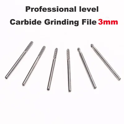 Carbide Rotary File Professional Grade 3mm Metal Grinding Burr Bit • $30