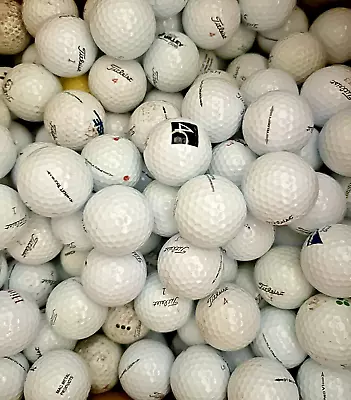 Lot Of 15 Used Golf Balls (AAA - AAAAA): Titleist Top Flite Noodle Nike Etc. • $13.95