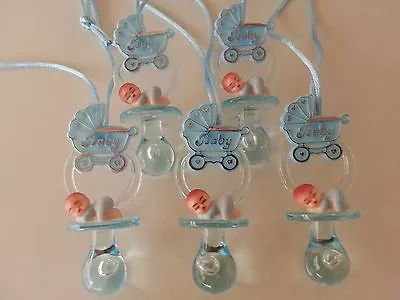 12 Pacifier Necklaces With Plastic Baby Shower Game Prizes Favors Decorations • $12.99