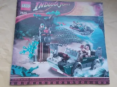 £3 • Buy Lego Set 7625 Instructions Only Taped Or Pen Marked - Indiana Jones, River Chase