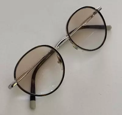 VTG Calvin Klein Eyeglass Metal Frames Round Glasses 80s Keith Haring 50 20 140 • $13.85