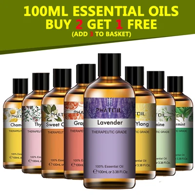 $6.99 • Buy 100ml Essential Oil 100% Pure & Natural Aromatherapy Diffuser THERAPEUTIC GRADE
