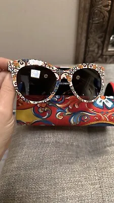 Dolce&Gabbana Floral Sunglasses Authentic With Case • £182.15