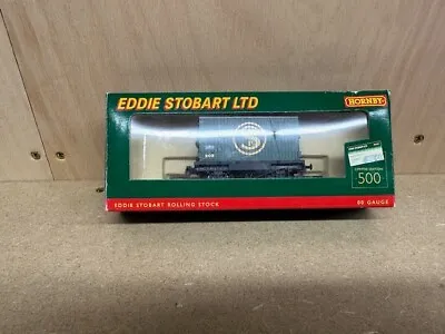 Hornby R6294 Eddie Stobart Conflat And Container No202 OO Gauge 417/500 • £21.99