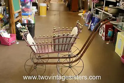 Sleigh Runner Doll Buggy - Vintage Collectible • $249.99