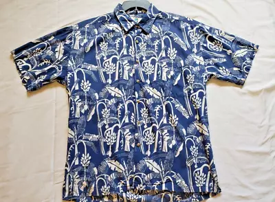 Kahala Mens Size Large Hawaiian Shirt Aloha Shirt Vintage 100% Cotton • $15