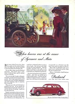 1938 Packard Eight Touring Sedan When Heaven Vintage Magazine Print Ad/Poster • $15.90