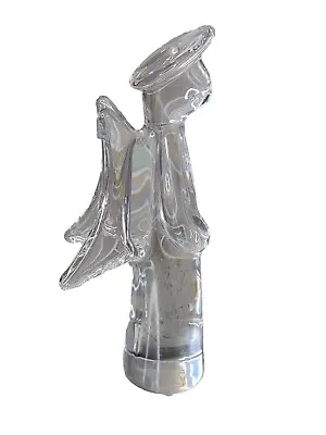 Art Glass Angel Murano Style Clear Glass Toscany Collection • $17.99