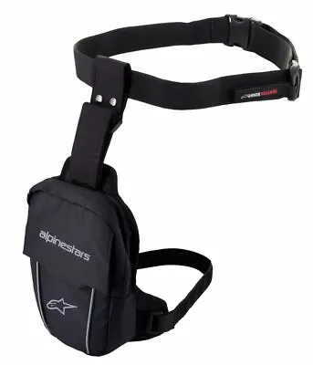 Alpinestars Access Thigh/Leg Bag Moto Motorcycle Motorbike Leg Bag Black-6108121 • $50.85