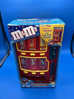 Mars M&M Candy Mini Vending Machine Coin Bank 2004 Twix Skittles Snickers NEW • $49.97