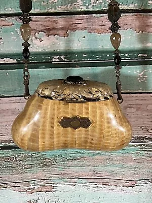 Vtg Maya Evangelista Hard Resin Cross Body Purse Bag • $49.99