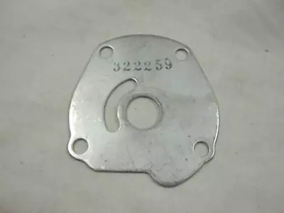 322259 0322259 OMC Impeller Housing Plate Evinrude/Johnson 25-35HP • $11.55