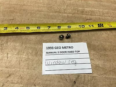 1989-1994 Geo Metro 2 Door Manual Window Regulator Bolts   Set Of 2 • $12