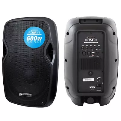 Evolution Audio RZ10A V3 Portable 10  600W Active Powered PA Speaker + Warranty • £99