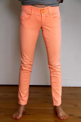 Jeans Slim Chino Pink Met IN Jeans Unique T 28 38 Fr I 42 New Without Tag • $79.29