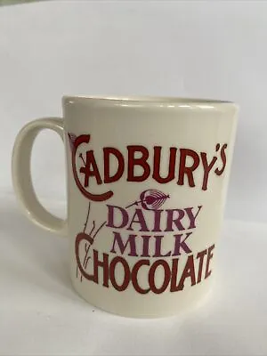 £10 • Buy Cadbury's Dairy Milk Chocolate - Mug - Staffordshire Tableware 2005 Never Used.