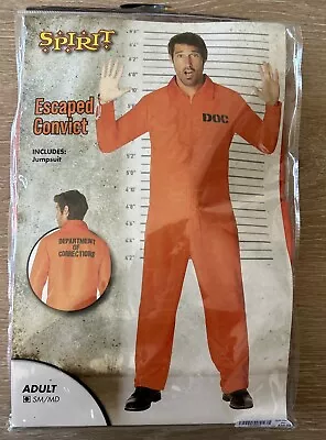 Escaped Convict Prisoner Halloween Costume Adult SM/MD • $32