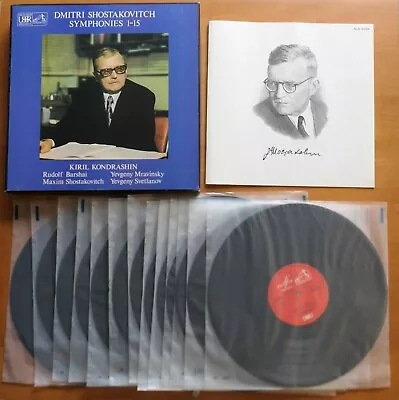 SLS 5025 Shostakovich Symphonies 1-15 Kondrashin *MINT* EMI Melodiya 13LP Box • $186.77