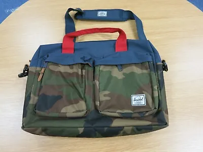 Herschel Supply Camo Laptop Shoulder Bag Briefcase • £18.99